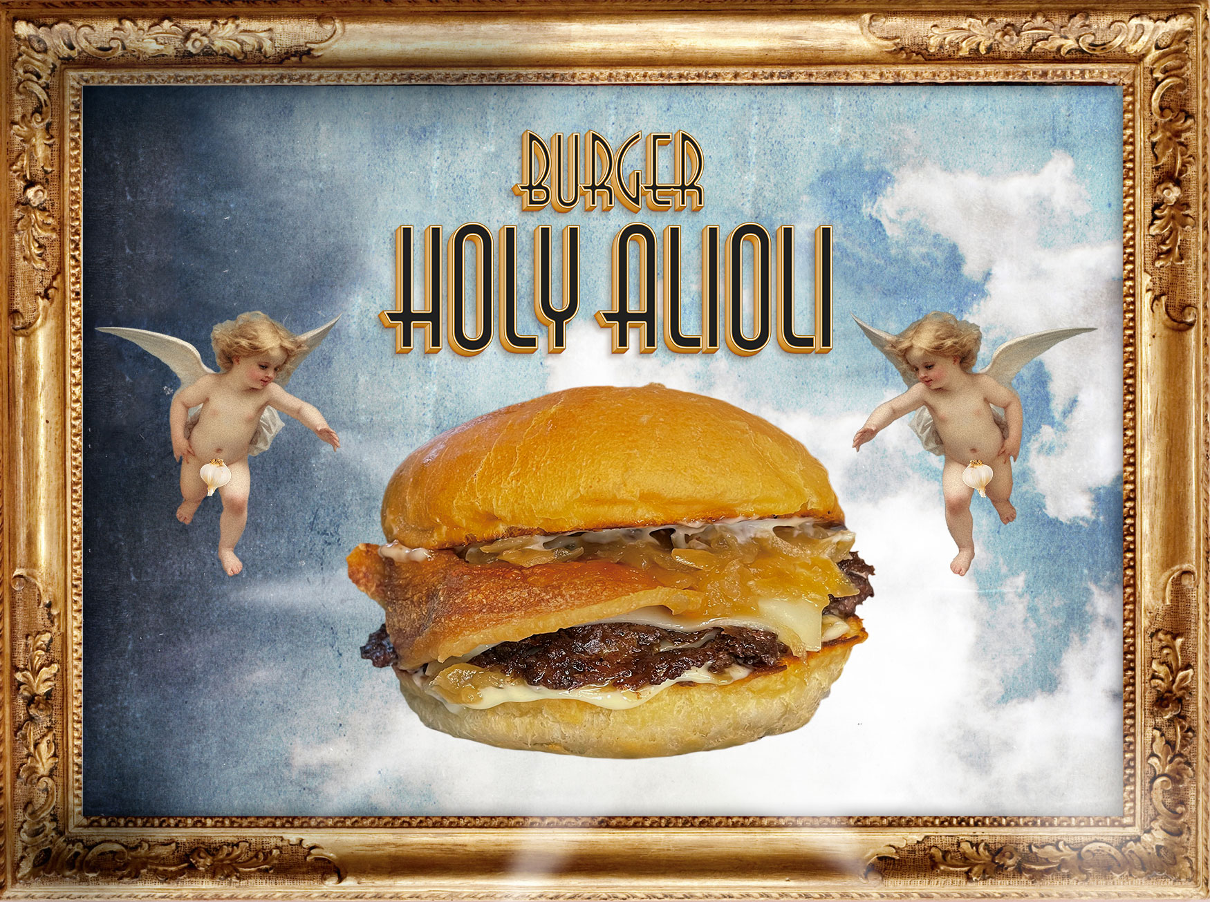 Hamburguesa burguer Holy Alioli de Butchers smashed burgers las mejores smashed burgers americanas Canallas de Temporada hamburguesas por tiempo limitado
